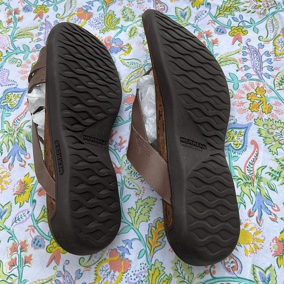 Women’s District Mahana Post Sandal by Merrell in Falcon size US 10 - Picture 5 of 8